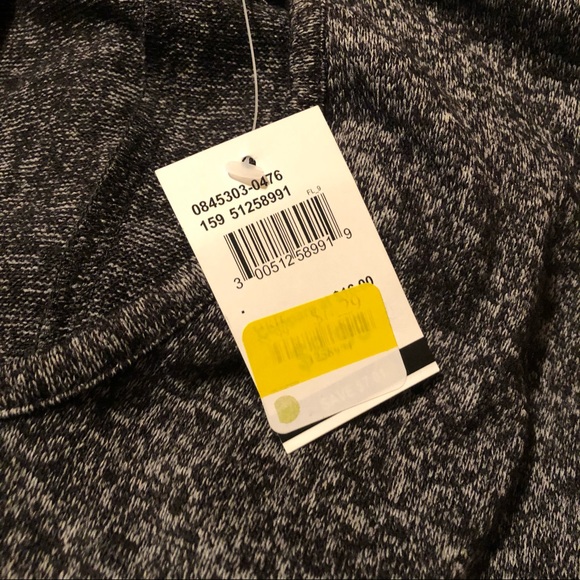 TRY!THIS | Charcoal V-Cut Neck Tunic Dress | 1X - Picture 8 of 9